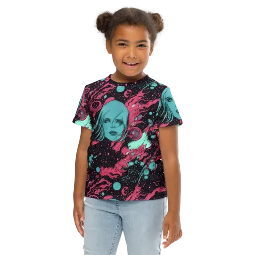 Spectral Dreamer on a Kids Crew Neck T-Shirt
