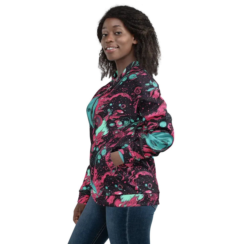 Spectral Dreamer on Bomber Jacket — Left
