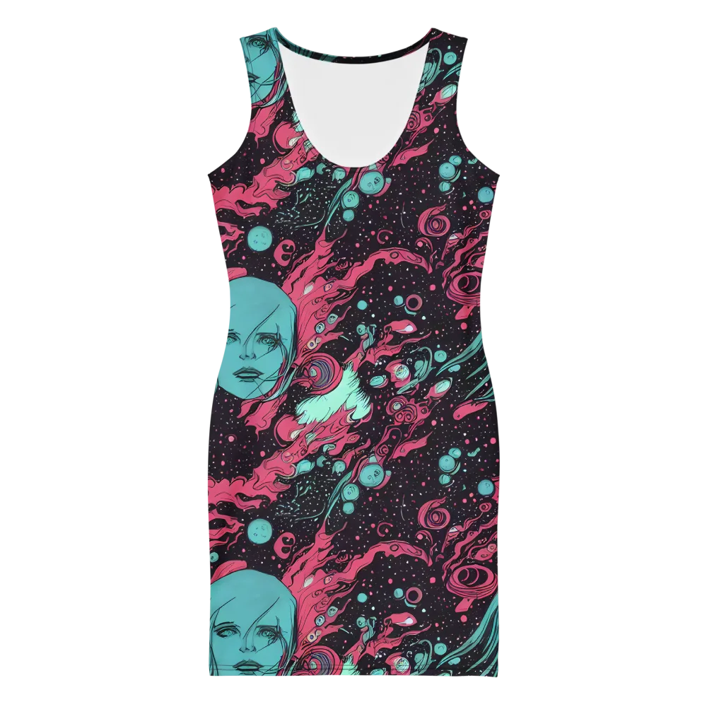 Spectral Dreamer on Bodycon Dress — Front
