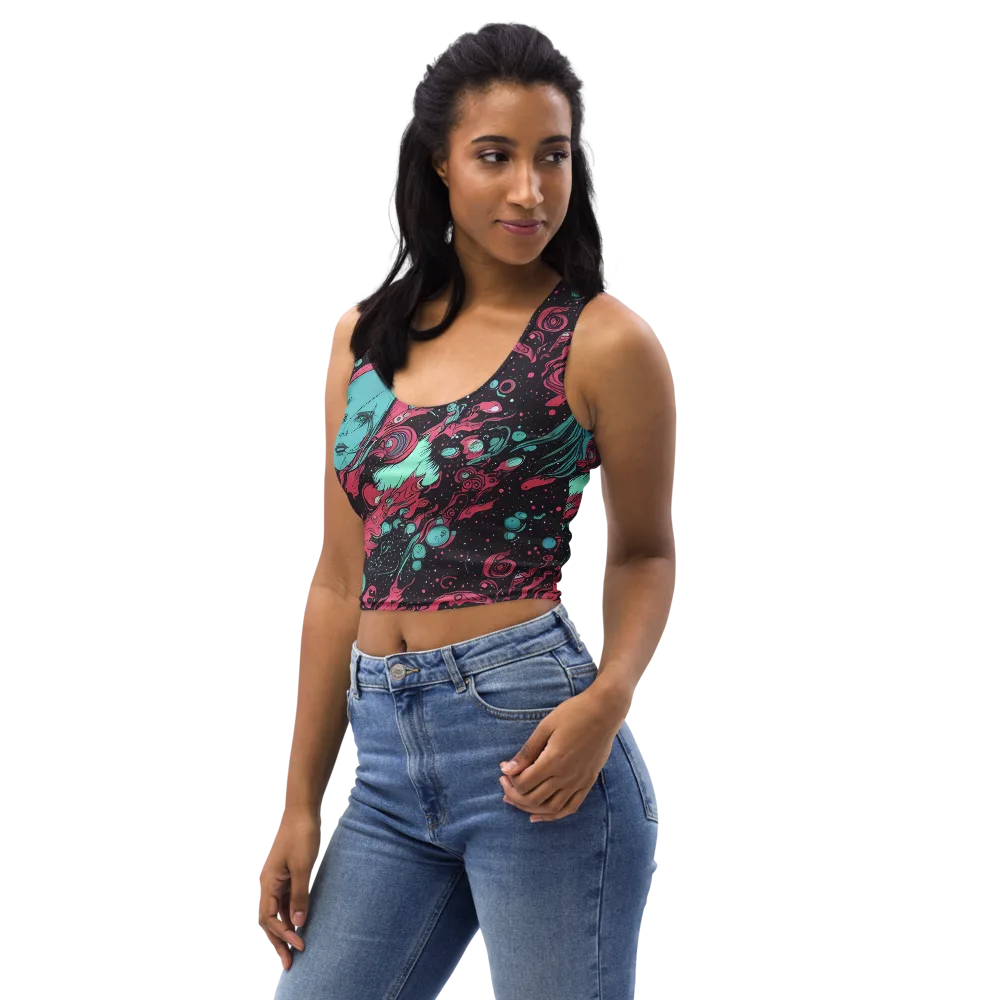 Spectral Dreamer on Crop Top — Left Front
