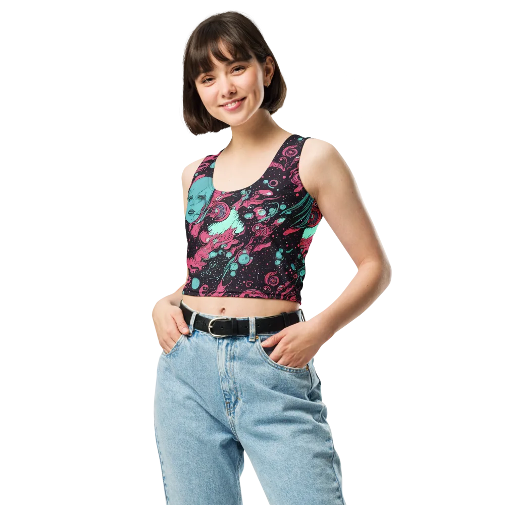 Spectral Dreamer on Crop Top — Front