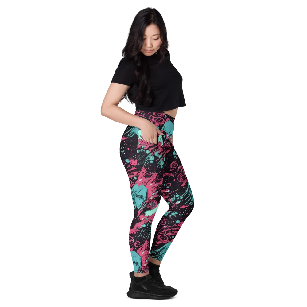 Spectral Dreamer on Leggings with Pockets — Right