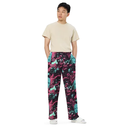 Spectral Dreamer on a Wide-Leg Pants