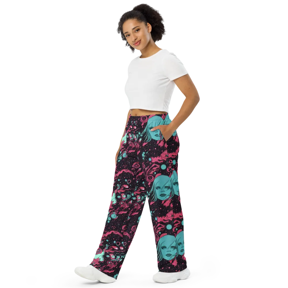 Spectral Dreamer on Wide-Leg Pants — Left Front