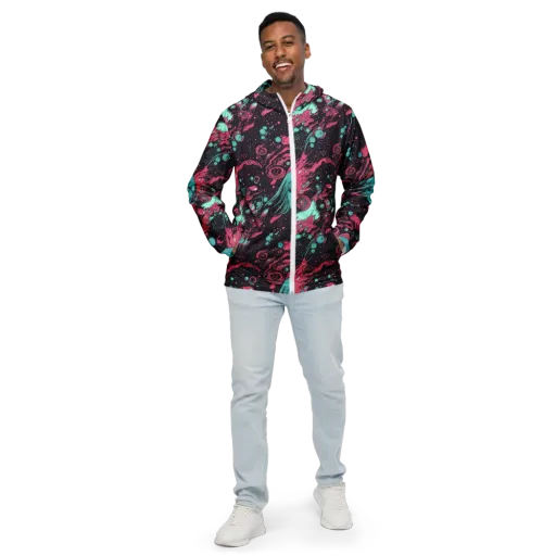Spectral Dreamer on a Men's Windbreaker