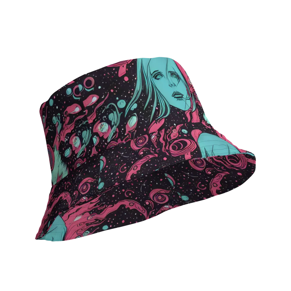 Spectral Dreamer on Reversible Bucket Hat — Product details Outside