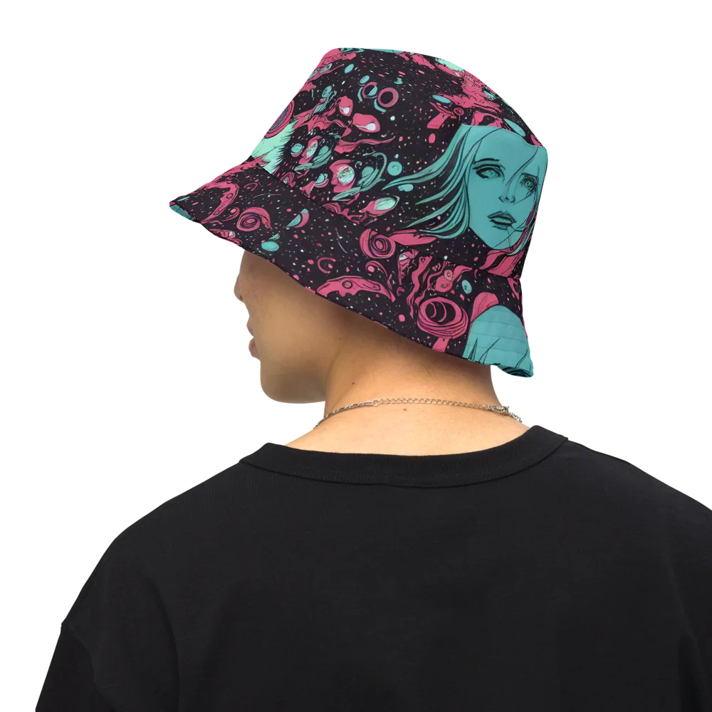 Spectral Dreamer on Reversible Bucket Hat — Back Inside
