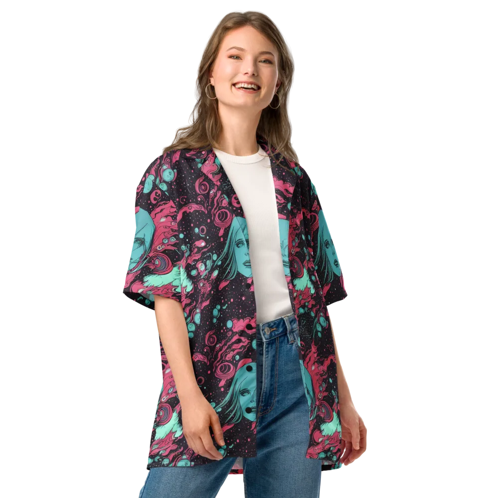 Spectral Dreamer on Button Shirt — Front