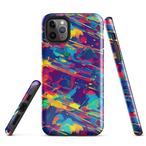 Spectrum Streaks on a Tough Case for iPhone®