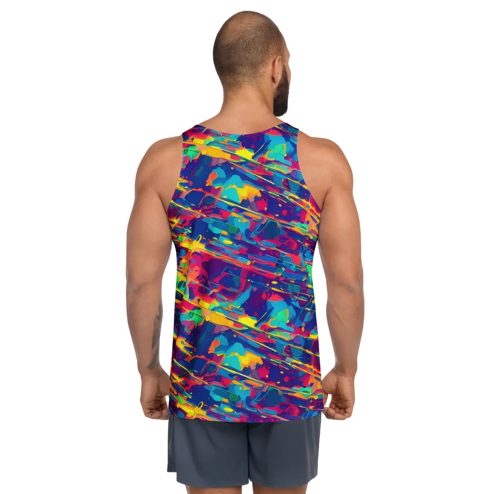 Spectrum Streaks on Men's Tank Top — Back