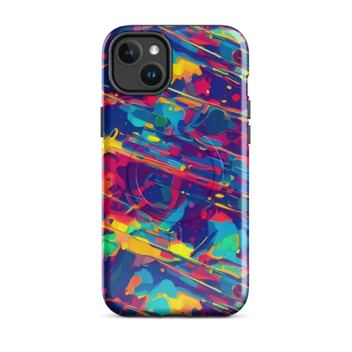 Spectrum Streaks on a MagSafe Tough Case for iPhone®