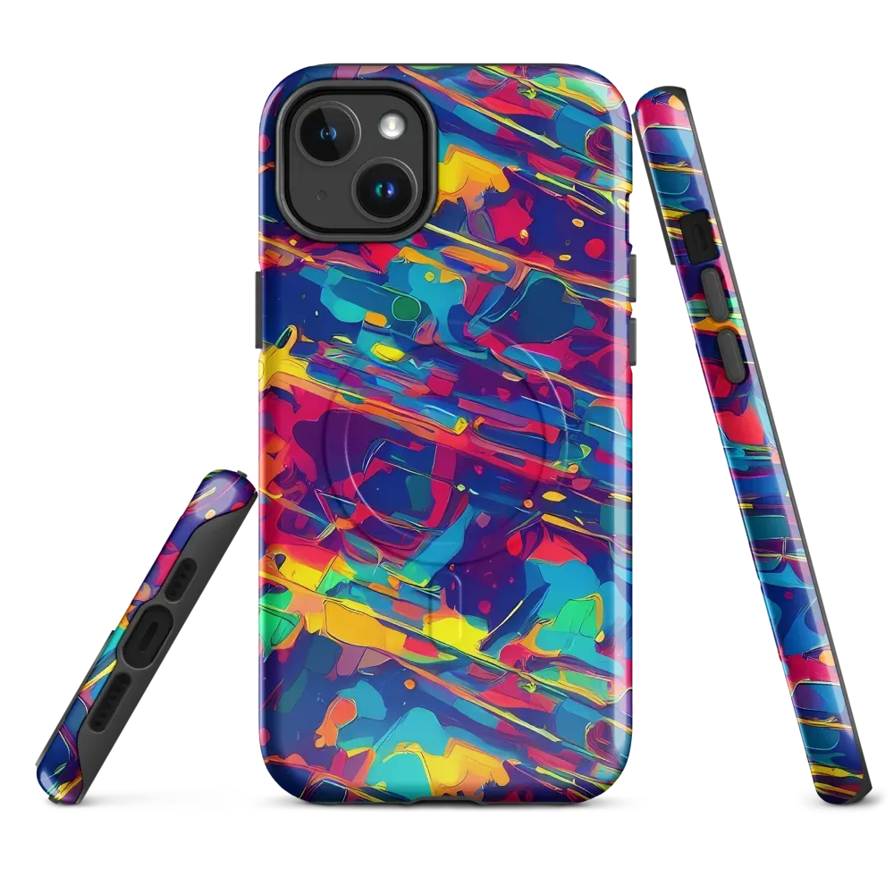 Spectrum Streaks on MagSafe Tough Case for iPhone® — Front
