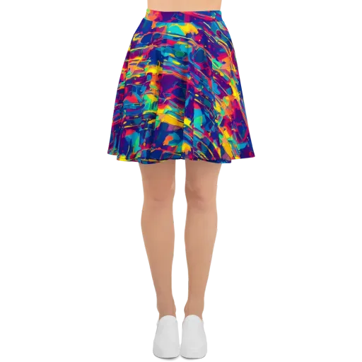 Spectrum Streaks on a Skater Skirt