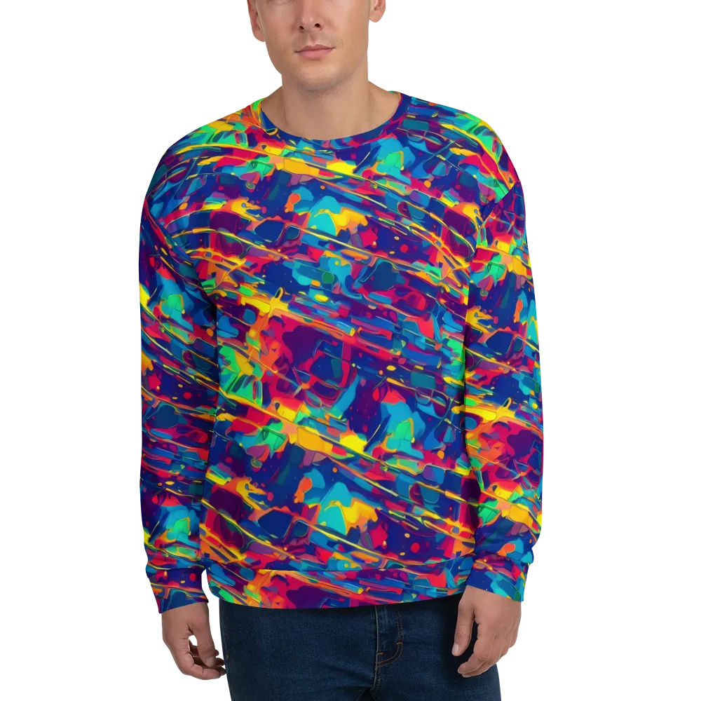 Spectrum Streaks on Sweatshirt — Front