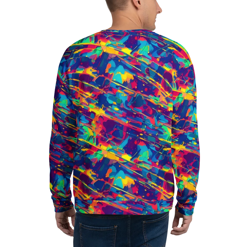 Spectrum Streaks on Sweatshirt — Back