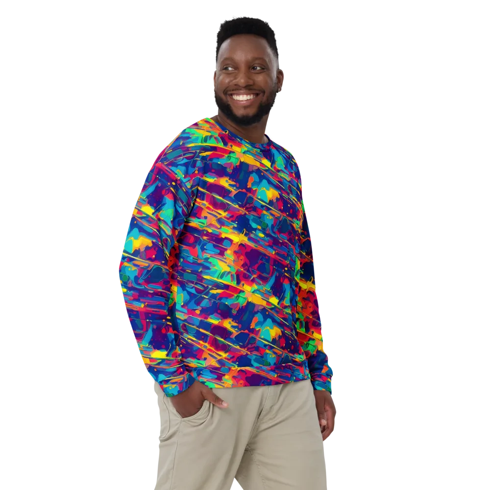 Spectrum Streaks on Sweatshirt — Front