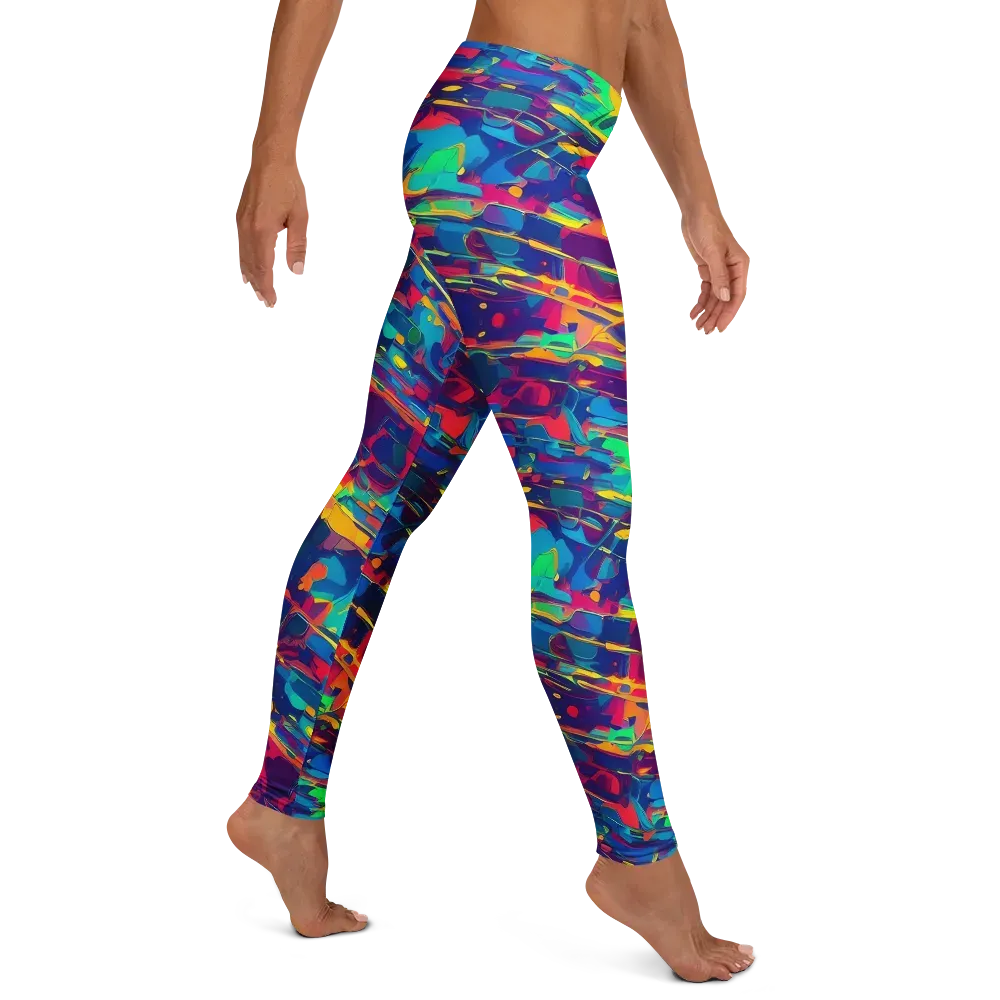 Spectrum Streaks on Leggings — Right