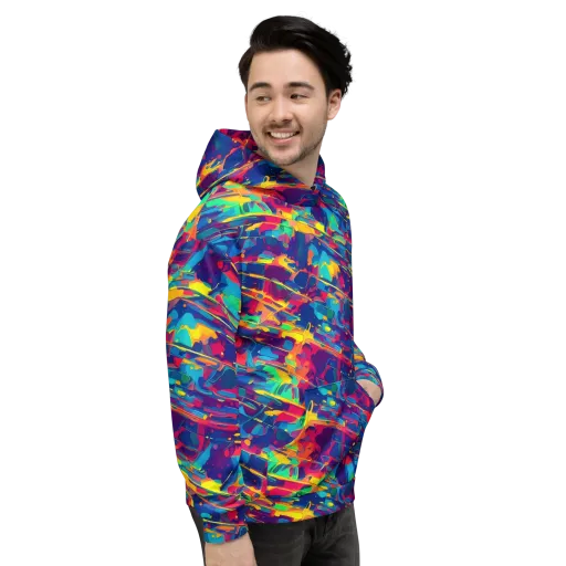 Spectrum Streaks on a Hoodie