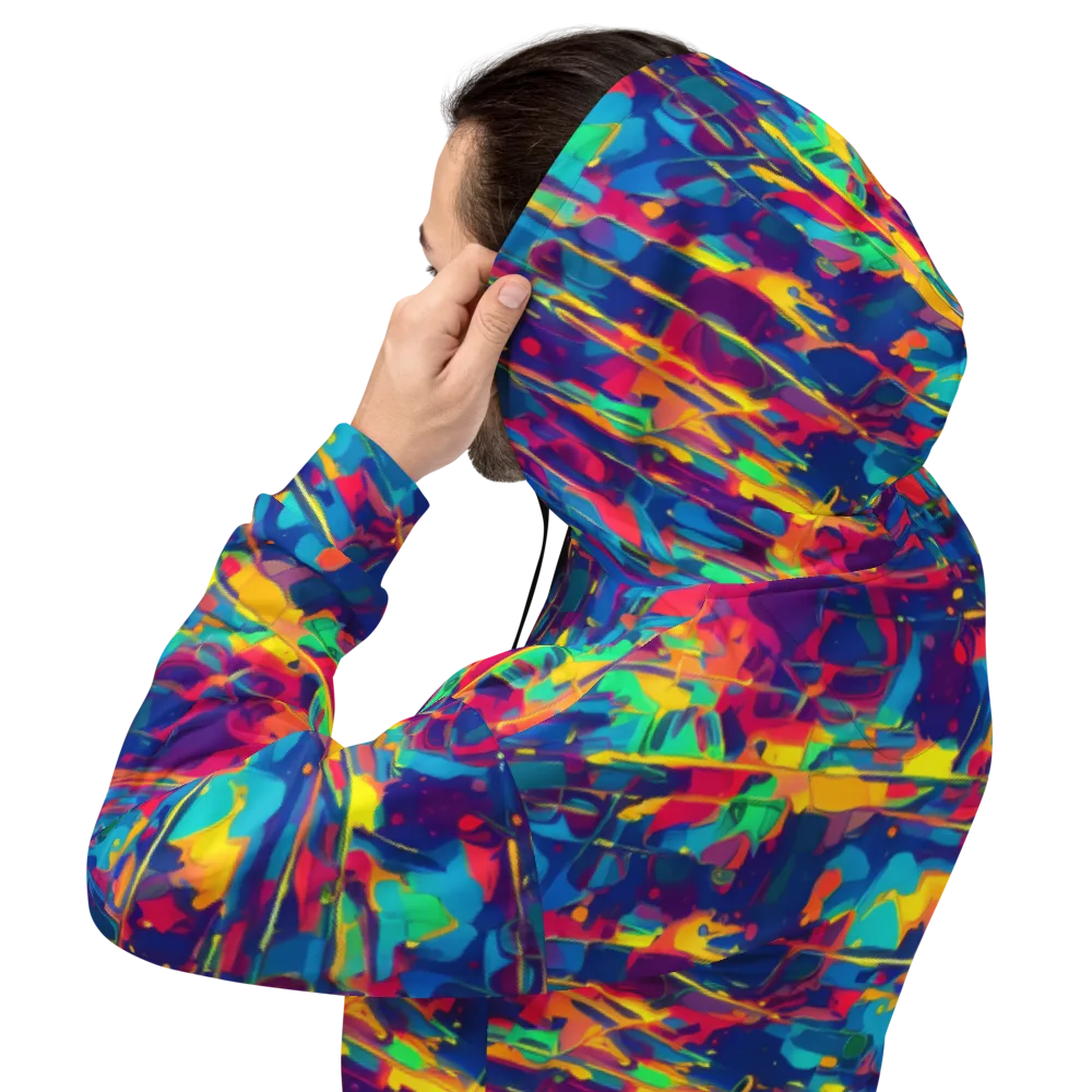 Spectrum Streaks on Hoodie — Back