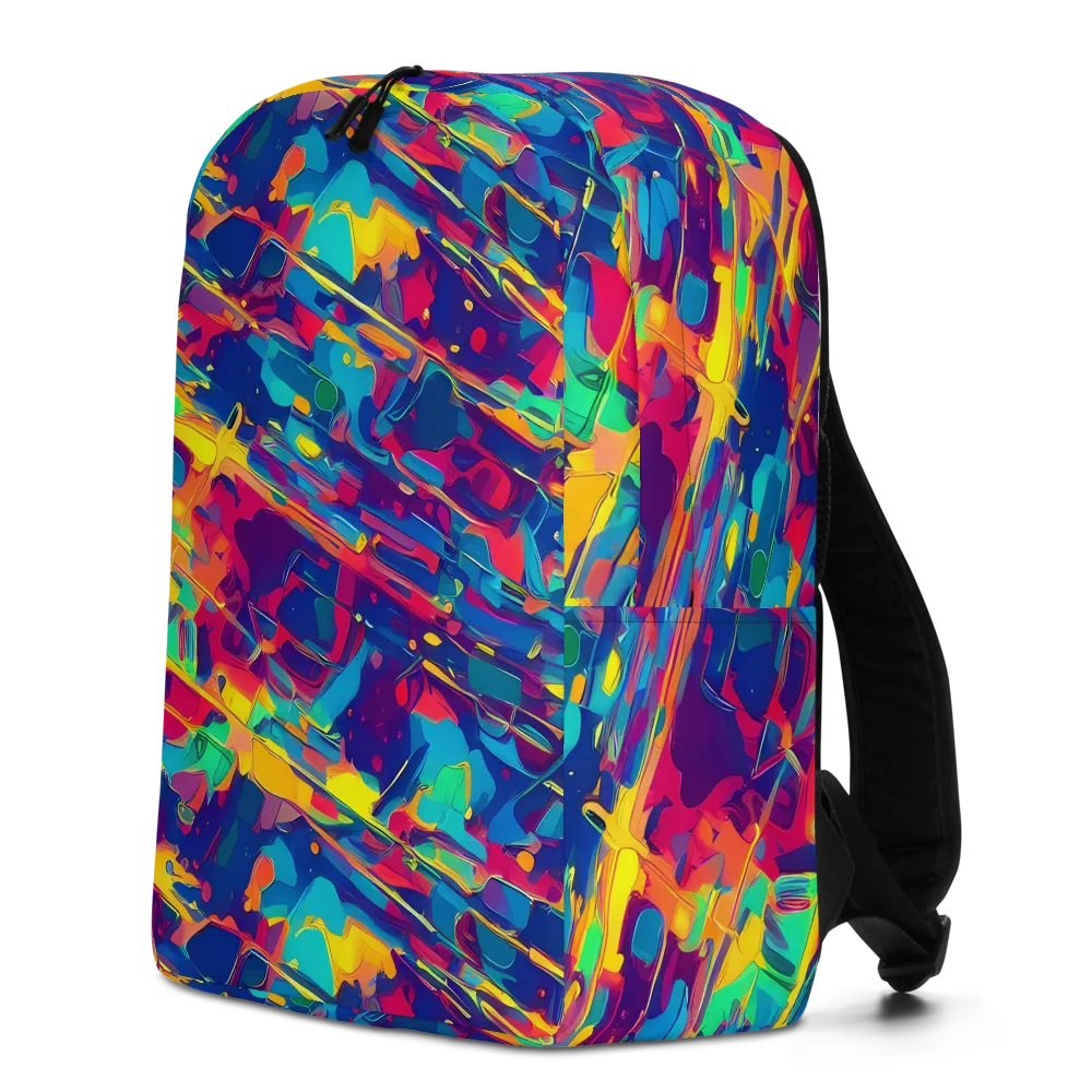 Spectrum Streaks on Minimalist Backpack — Left