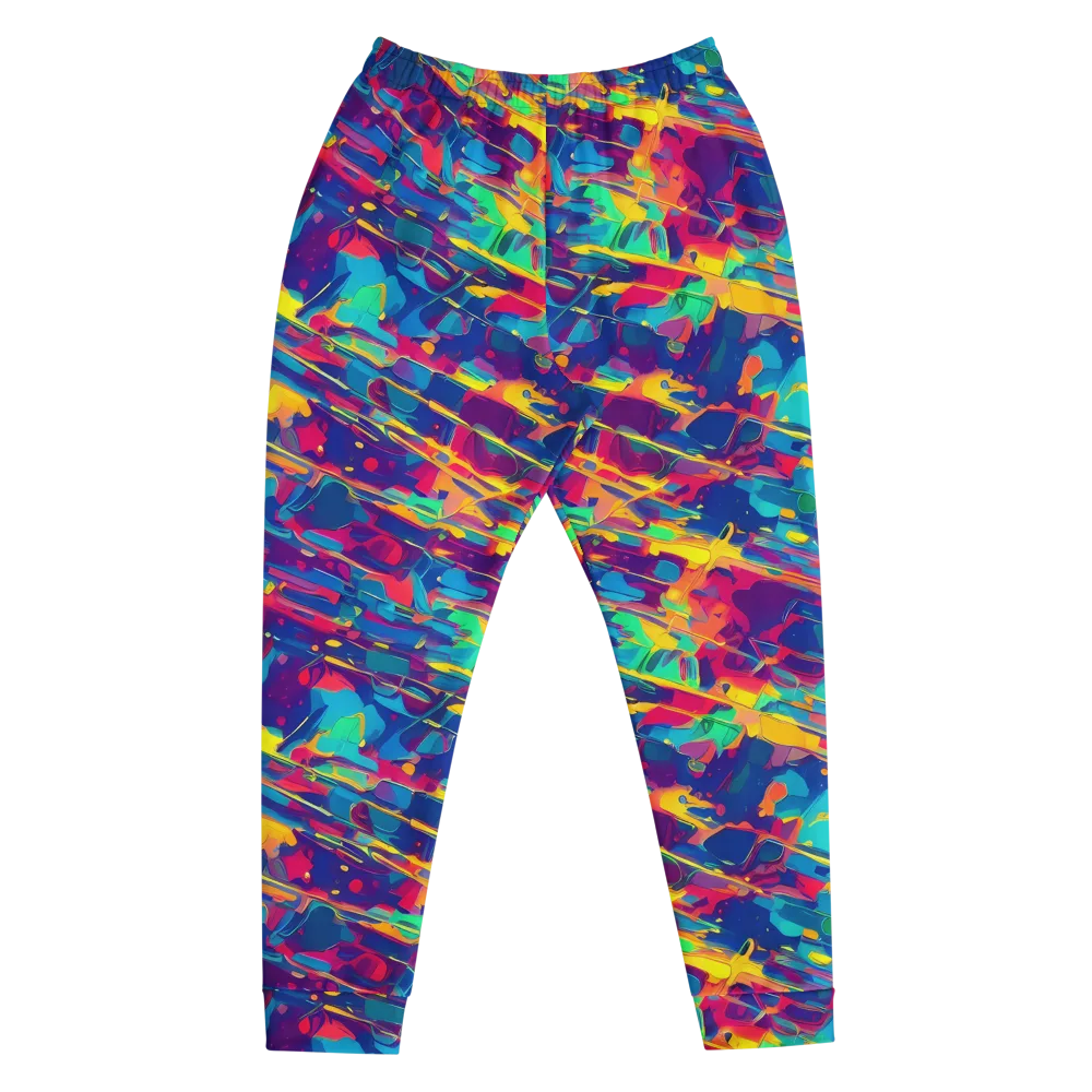 Spectrum Streaks on Men's Joggers — Front