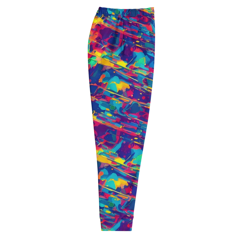 Spectrum Streaks on Men's Joggers — Right