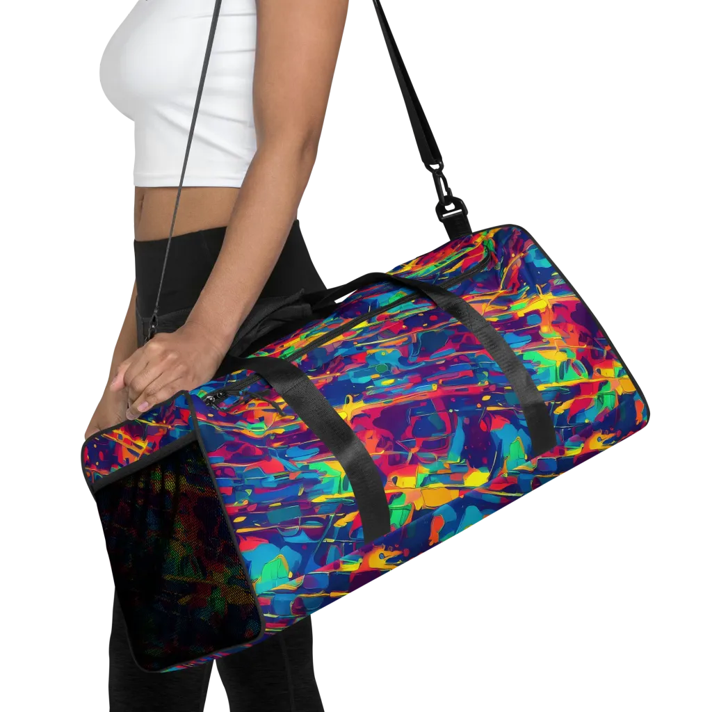 Spectrum Streaks on Duffle Bag — Front
