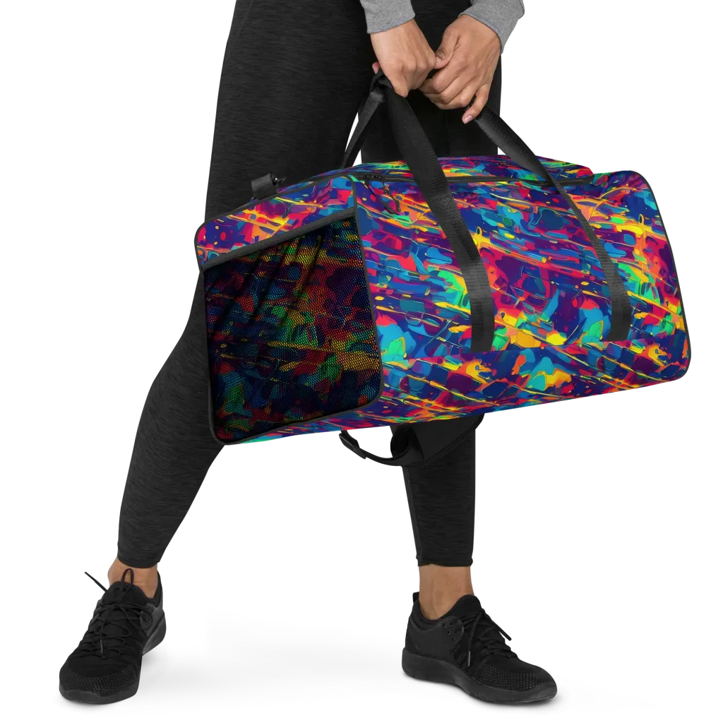 Spectrum Streaks on Duffle Bag — Right Front