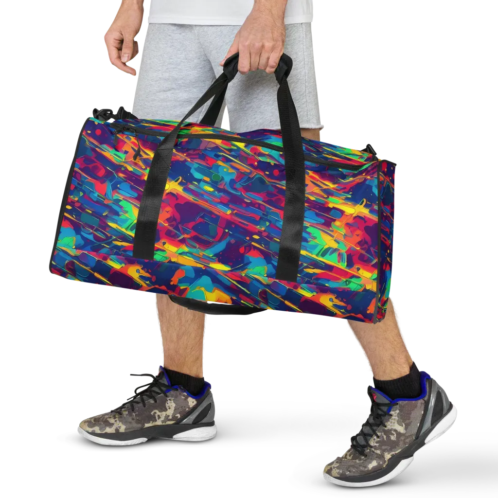 Spectrum Streaks on Duffle Bag — Front