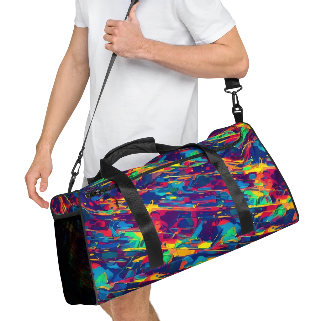 Spectrum Streaks on Duffle Bag — Right Front