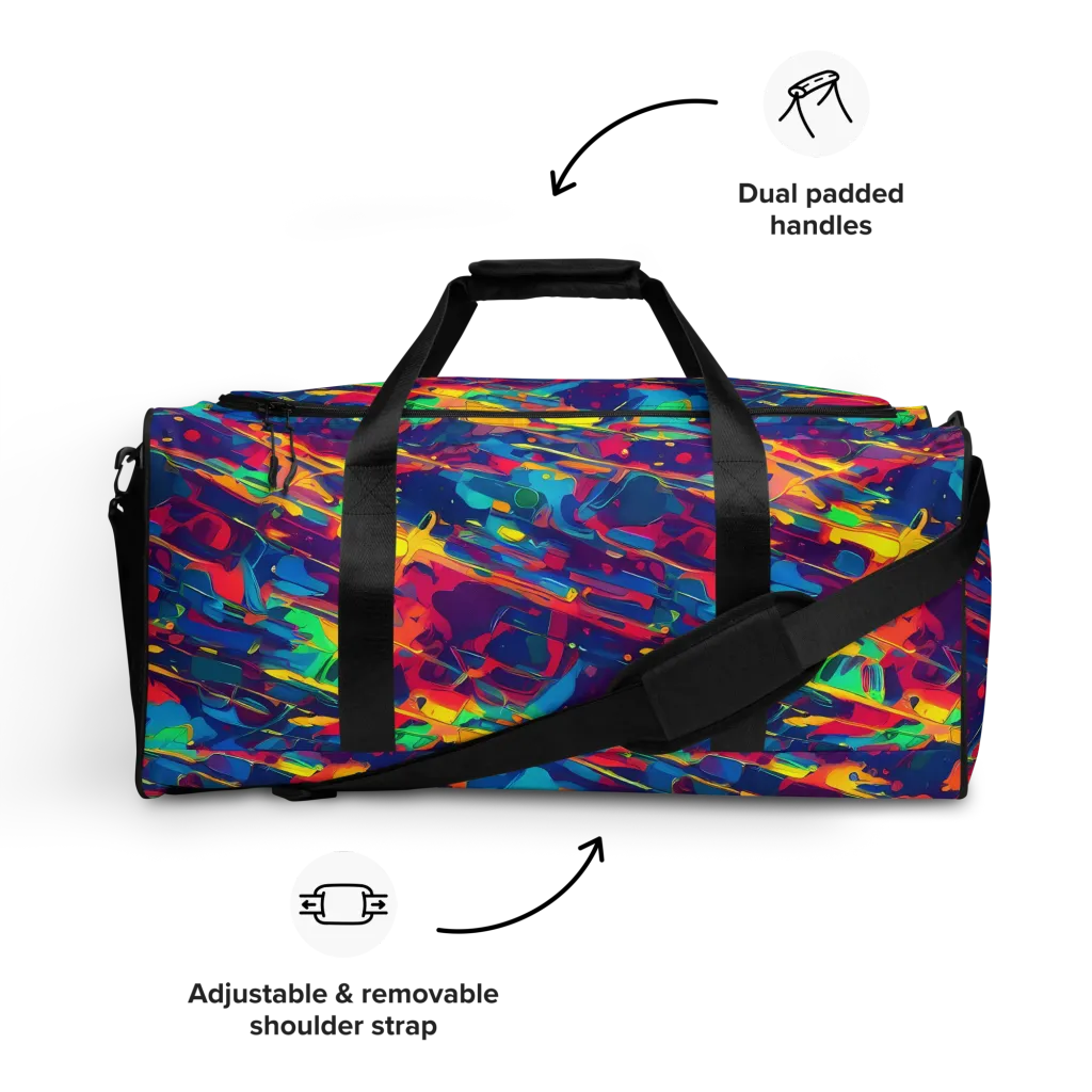 Spectrum Streaks on Duffle Bag — Front