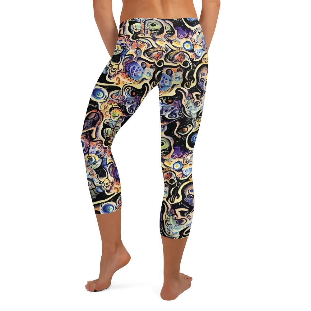 Grosz Galaxy on Capri Leggings — Back