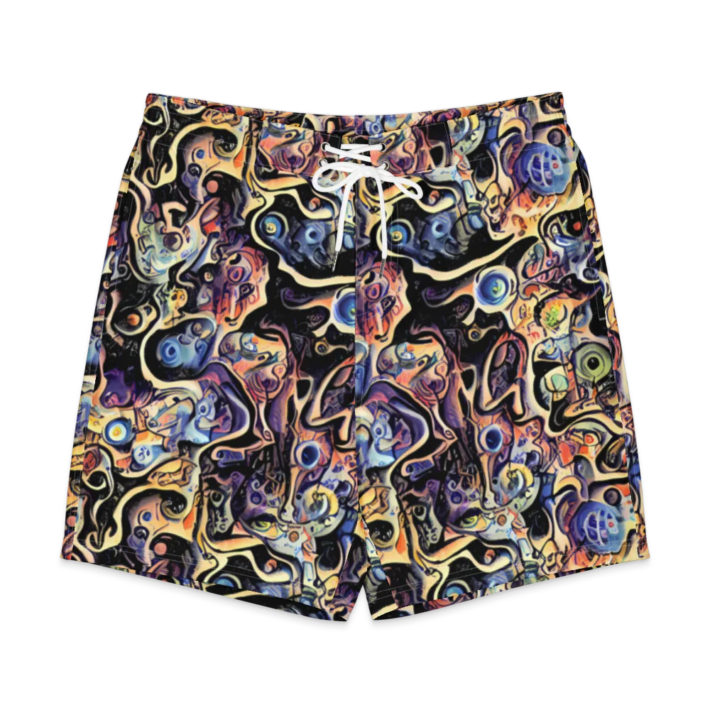 Grosz Galaxy on Men's Board Shorts — Front