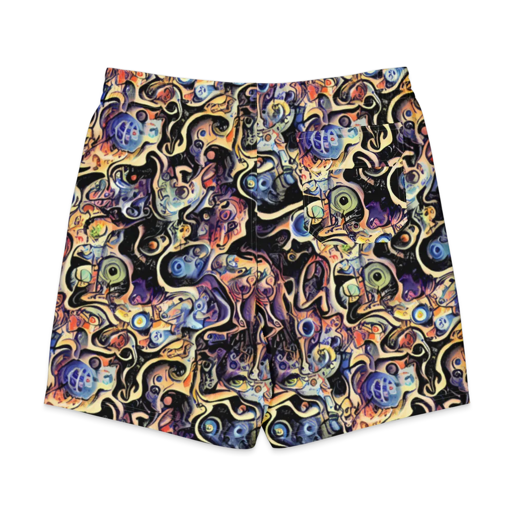 Grosz Galaxy on Men's Board Shorts — Back
