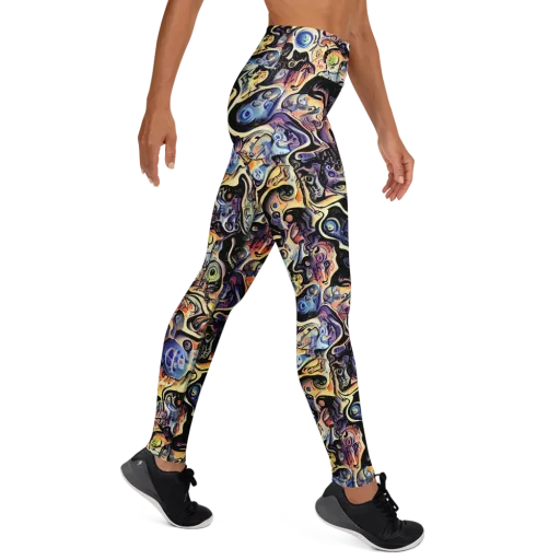 Grosz Galaxy on a Yoga Leggings