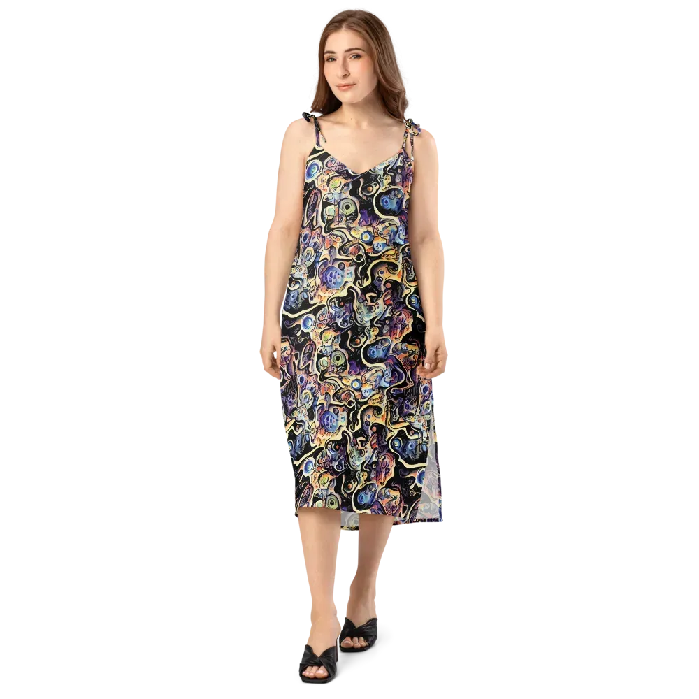 Grosz Galaxy on Slip Dress — Front