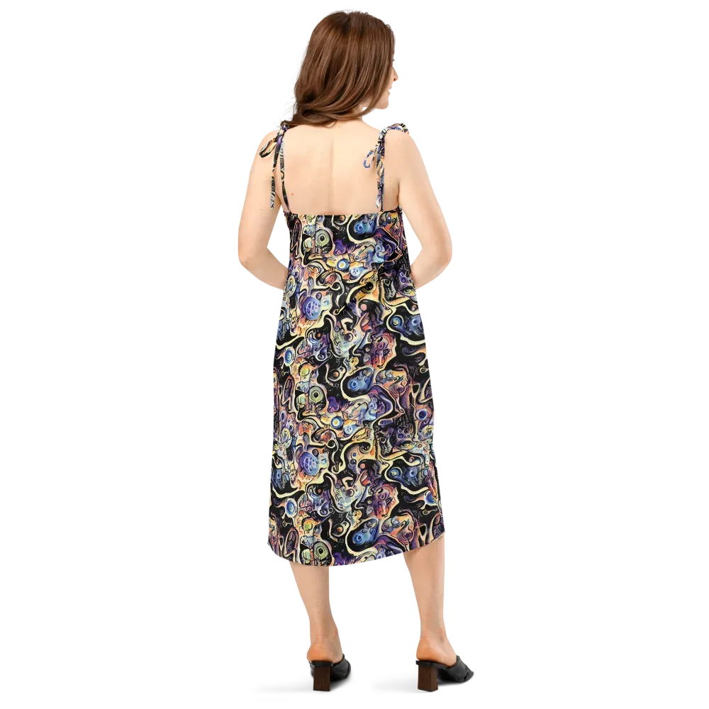 Grosz Galaxy on Slip Dress — Back