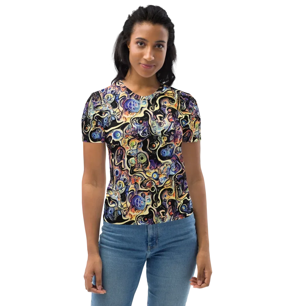Grosz Galaxy on Women's Crew Neck T-Shirt — Front