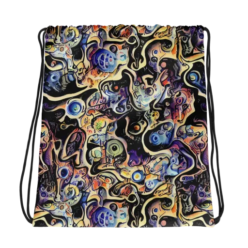 Grosz Galaxy on a Drawstring Bag