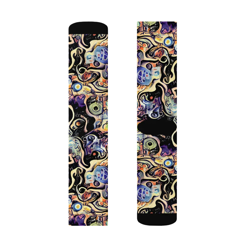 Grosz Galaxy on Socks — Right Sock