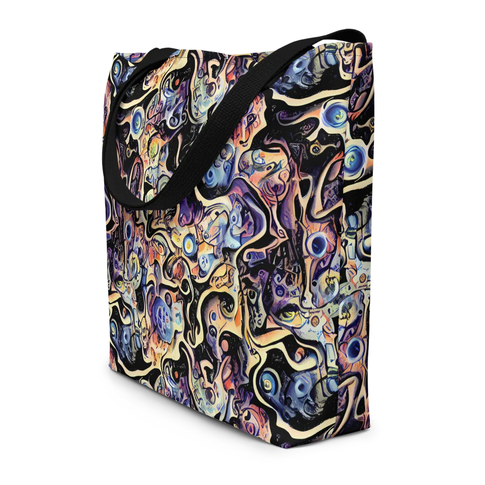 Grosz Galaxy on Large Tote Bag W/ Pocket — Front