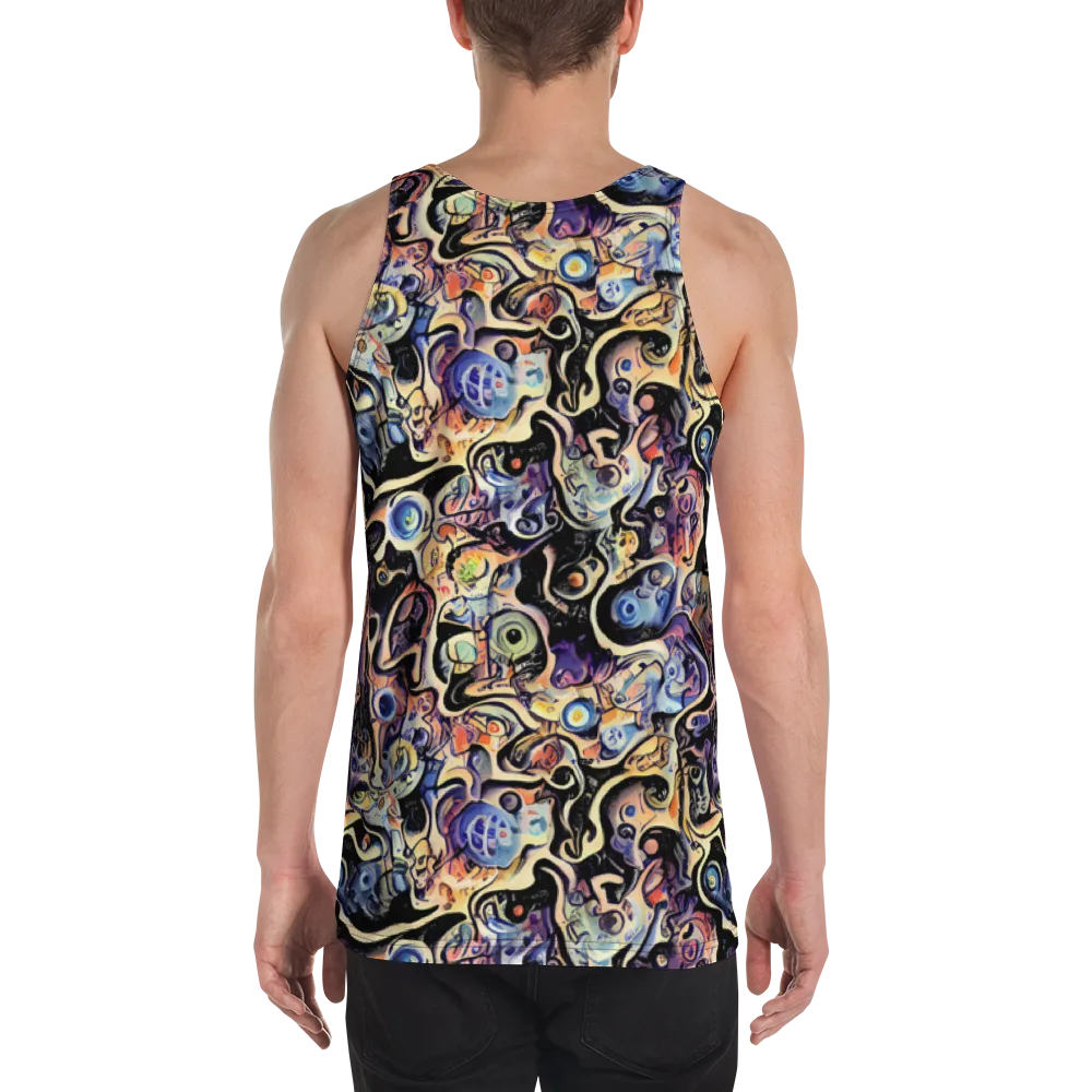Grosz Galaxy on Men's Tank Top — Back