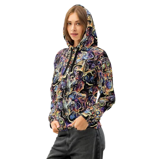 Grosz Galaxy on a Cotton Hoodie