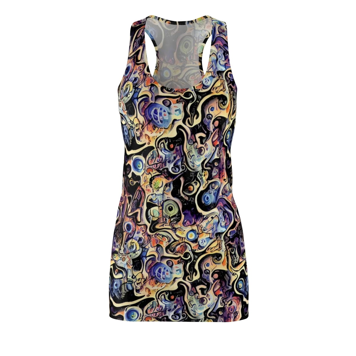Grosz Galaxy on Racerback Dress — Front