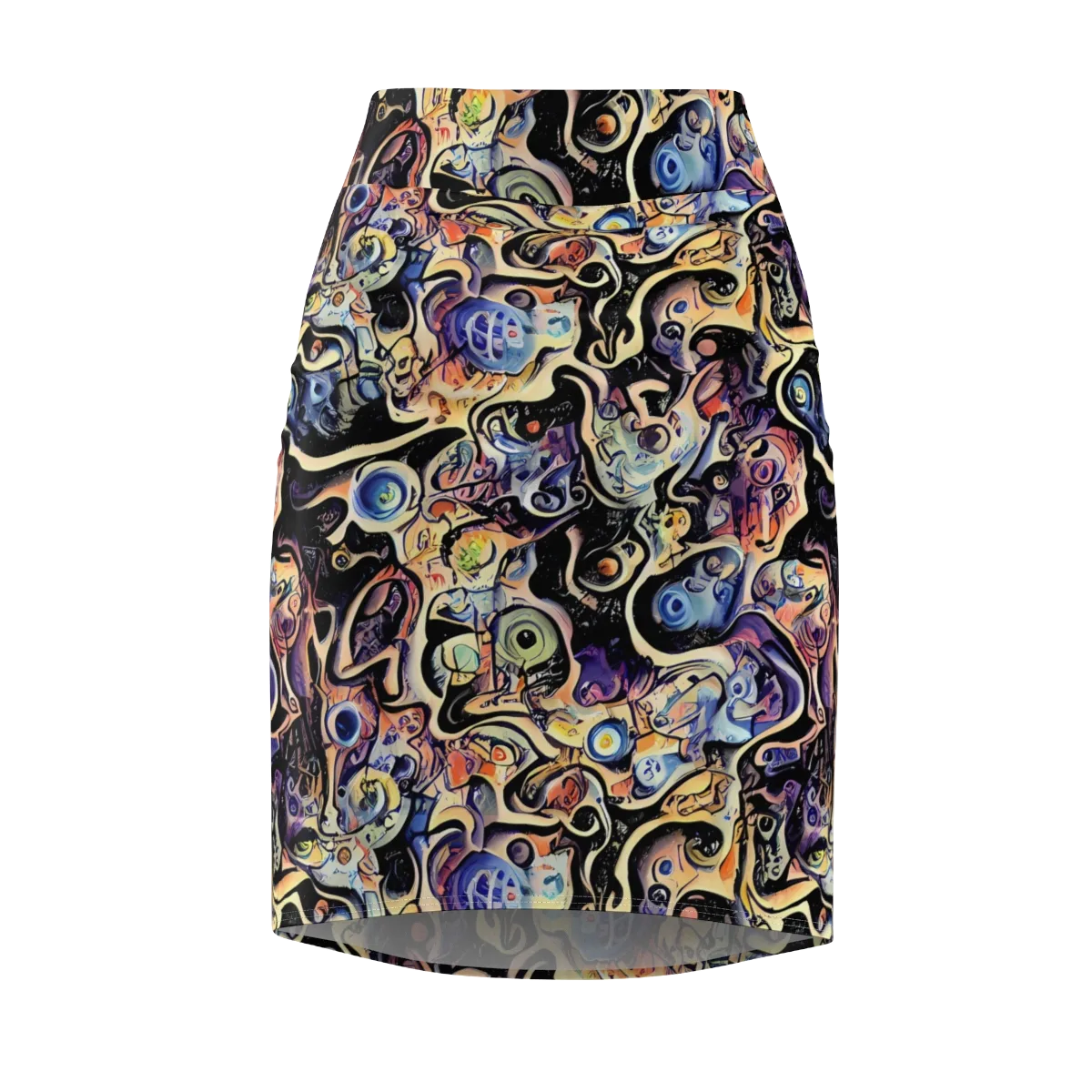Grosz Galaxy on Pencil Skirt — Front