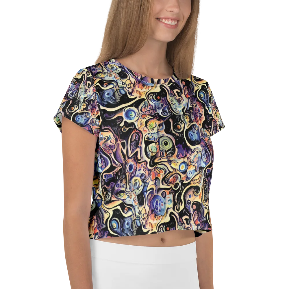 Grosz Galaxy on Crop Tee — Right