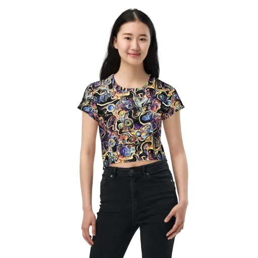 Grosz Galaxy on a Crop Tee