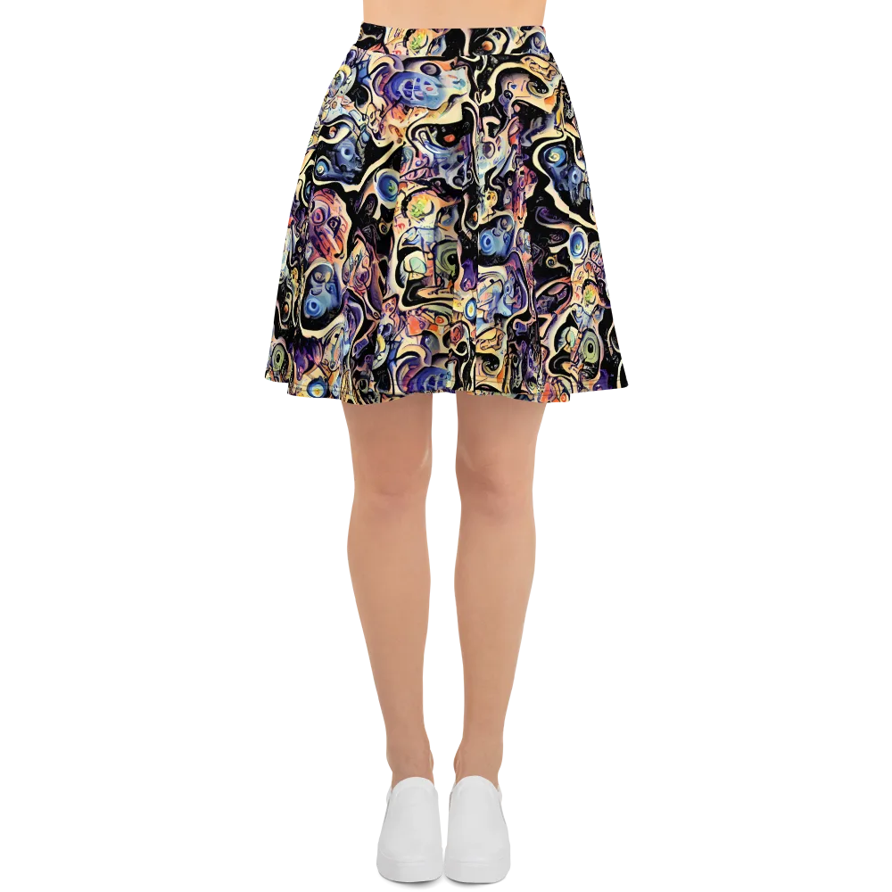 Grosz Galaxy on Skater Skirt — Front