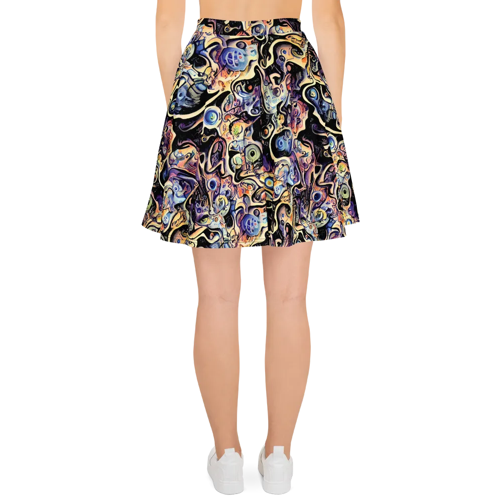 Grosz Galaxy on Skater Skirt — Back