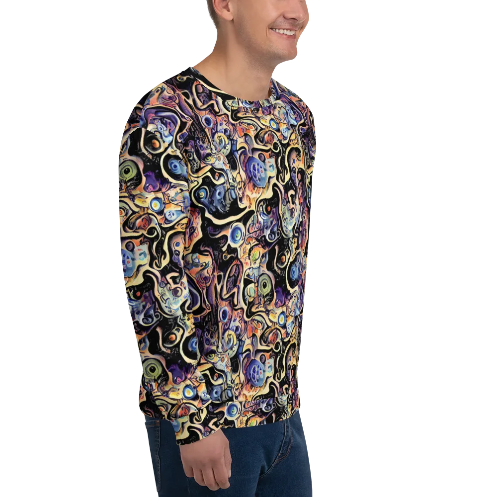 Grosz Galaxy on Sweatshirt — Right Front